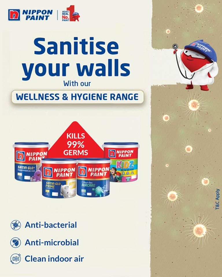 Is Your Wall Sanitized and Painted with Anti-Microbial, Anti-Bacterial Paint?