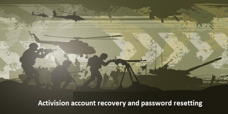 Activision account recovery and password resetting