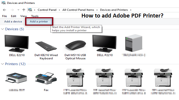 How to add Adobe PDF Printer? | Printer Assists