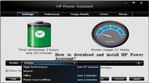 How to download and install HP Power Assistant?