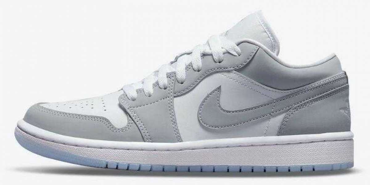Latest Air Jordan 1 Low WMNS Wolf Grey Dropping With Icy Soles