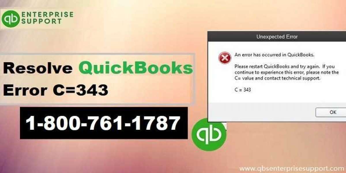 Fixation of QuickBooks Error Code C=343 (Database Error)