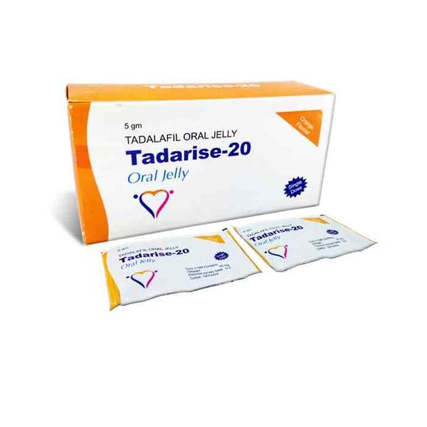 Tadarise oral Jelly | Tadalafil | Review, Uses, Side effects
