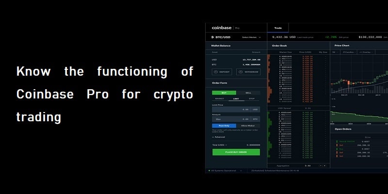 Know the functioning of Coinbase Pro for crypto trading