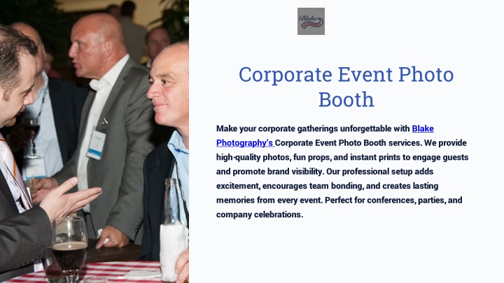 PPT - Corporate Event Photo Booth | Capture Fun & Professional Moments PowerPoint Presentation - ID:14574043